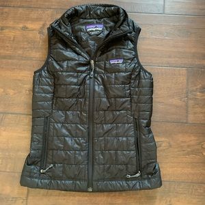 Black Patagonia Nano Puff Vest